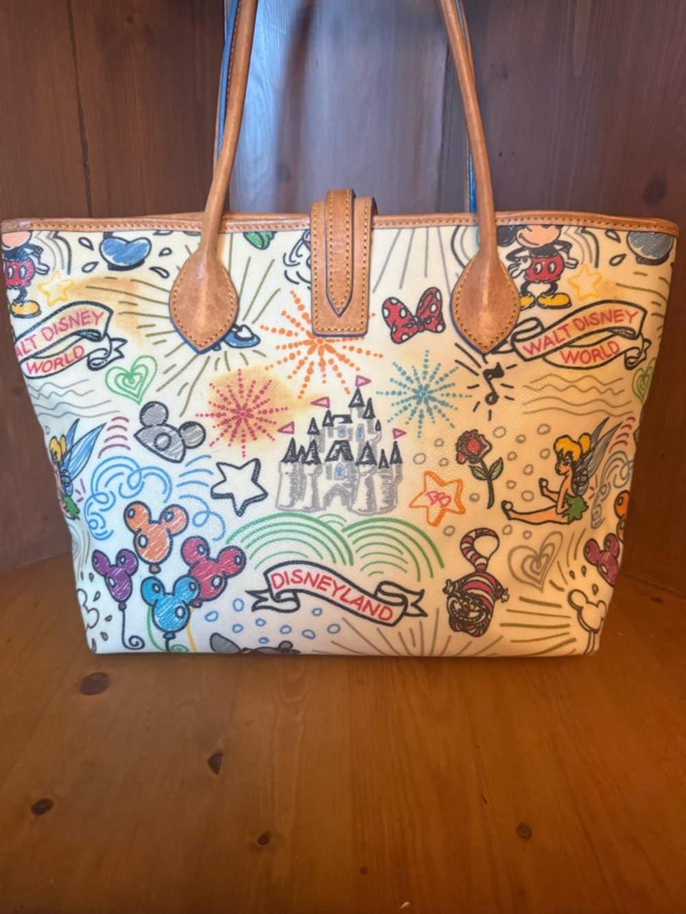 Dooney & Bourke Disney Parks "Sketch" Tote Bag, - Picture 9 of 13